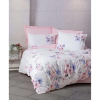 Beddengoedset - 1 dekbedovertrek 220 x 240 cm + 2 kussenslopen 60 x 60 cm - 100% katoen - Roze