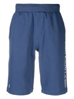 Polo Ralph Lauren logo-print cotton-blend shorts - Bleu