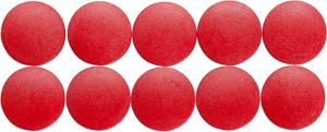 Maul Solid whiteboard magneet 600gr 10 stuks rood
