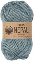 Drops Nepal Uni Colour 7139 Grijs/Groen