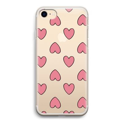 Ondersteboven verliefd: iPhone 7 Transparant Hoesje