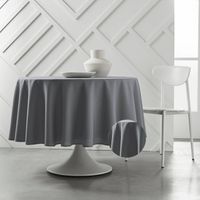 Today 180x180 / Acier - Luxe tafelkleed - tafellaken- Polyester - Tafelzeil - thumbnail