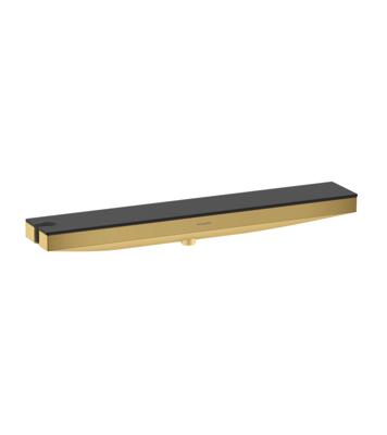 Hansgrohe Rainfinity muuraansluiting Porter 500 met douchehouder en planchet L, Polished Gold Optic