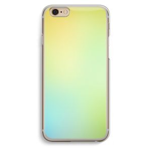 Minty mist pastel: iPhone 6 / 6S Transparant Hoesje