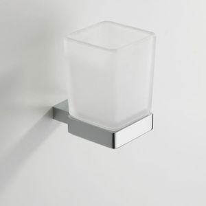Eris glashouder / bekerhouder met glas chroom