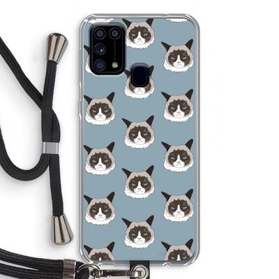 It's a Purrr Case: Samsung Galaxy M31 Transparant Hoesje met koord
