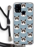 It's a Purrr Case: Samsung Galaxy M31 Transparant Hoesje met koord