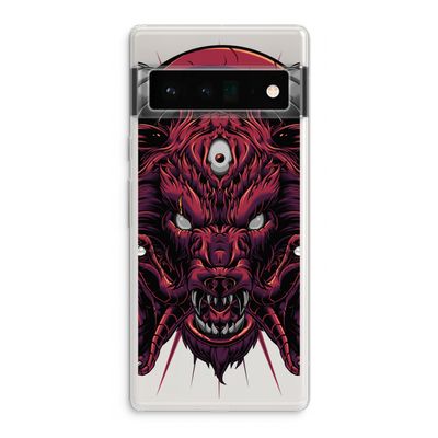 Hell Hound and Serpents: Google Pixel 6 Pro Transparant Hoesje
