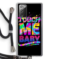 Touch Me: Samsung Galaxy Note 20 / Note 20 5G Transparant Hoesje met koord Touch Me: Samsung Galaxy Note 20 / Note 20 5G Transparant Hoesje met koord