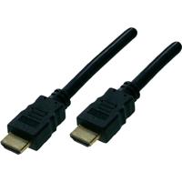 Schwaiger HDM0070043 HDMI-kabel HDMI Aansluitkabel HDMI-A-stekker, HDMI-A-stekker 0.70 m Zwart 4K UHD, Vergulde steekcontacten