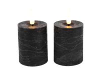 Ledkaars Lyon ro 5x5x9 cm zwart s2 - Countryfield