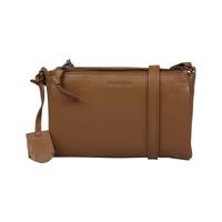 Burkely Lush Lucy Double Zip Crossbody-Cognac