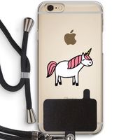 Eenhoorn: iPhone 6 / 6S Transparant Hoesje met koord Eenhoorn: iPhone 6 / 6S Transparant Hoesje met koord