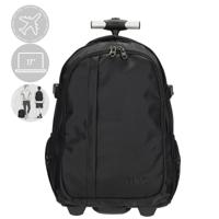 Enrico Benetti Innsbruck backpack trolley cabin luggage - laptop 17 inch-Black
