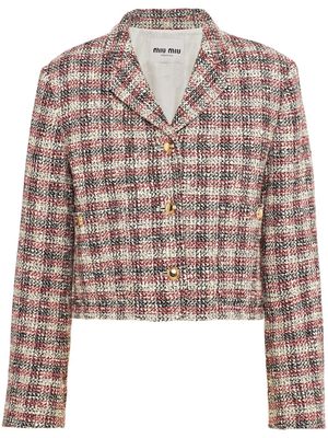 Miu Miu veste à carreaux - Jaune