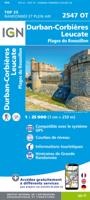 Wandelkaart - Topografische kaart 2547OT Durban, Corbieres, Leucate, Plages du Roussillon | IGN - Institut Géographique National Wandelkaart - Topografische kaart 2547OT Durban, Corbieres, Leucate, Plages du Roussillon | IGN - Institut Géographique National
