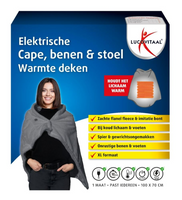 Lucovitaal Elektrische Cape, benen & stoel Wamte Deken - thumbnail