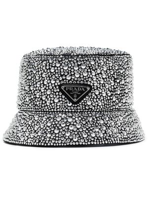 Prada bob à ornements en cristal - Noir