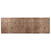 Leen Bakker - Keukenloper Velvet - 50x150 Cm - Polyamide - Beige