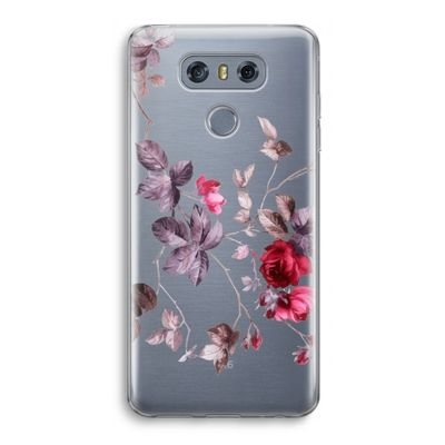 Mooie bloemen: LG G6 Transparant Hoesje
