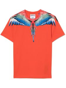 Marcelo Burlon County Of Milan Kids t-shirt à imprimé Wings - Rouge