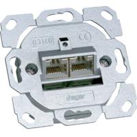 Hager G3140 Netwerkdoos Inbouw (in muur) Inzet CAT 6A