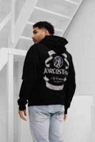 Jorcustom Fleece Ribbon Zipped Hoodie Heren Zwart - Maat XS - Kleur: Zwart | Soccerfanshop
