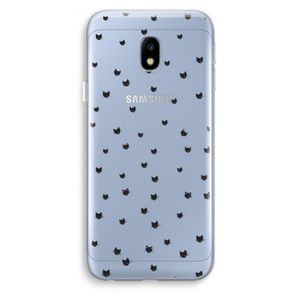Kleine kattenkopjes: Samsung Galaxy J3 (2017) Transparant Hoesje