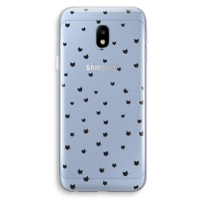Kleine kattenkopjes: Samsung Galaxy J3 (2017) Transparant Hoesje