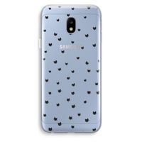 Kleine kattenkopjes: Samsung Galaxy J3 (2017) Transparant Hoesje