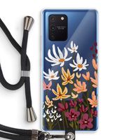Painted wildflowers: Samsung Galaxy Note 10 Lite Transparant Hoesje met koord