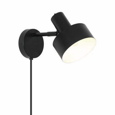 Bedlamp wit met stekker Matis schakelaar