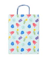 HEMA Cadeautas L 31x24cm papier monsters