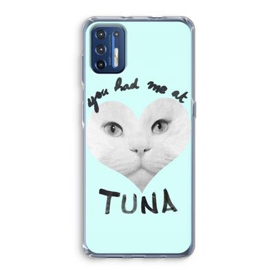You had me at tuna: Motorola Moto G9 Plus Transparant Hoesje