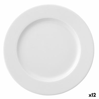 Dinerbord Ariane Prime Wit Keramisch Ø 21 cm (12 Stuks)