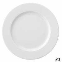 Dinerbord Ariane Prime Wit Keramisch Ø 21 cm (12 Stuks)