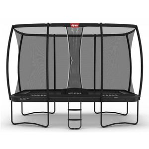 BERG Trampoline Ultim Champion met Veiligheidsnet - Safetynet Deluxe XL - 410 x 250 cm - Grijs