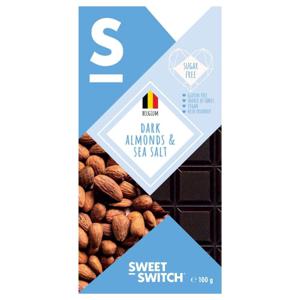 Sweet Switch Pure Chocolade Almonds & Sea Salt Tablet (100 gr)