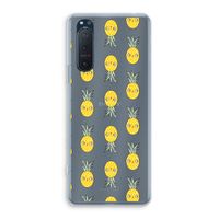 Ananas: Sony Xperia 5 II Transparant Hoesje