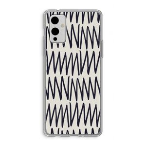 Marrakech Zigzag: OnePlus 9 Transparant Hoesje