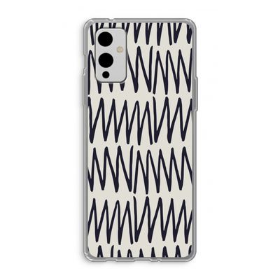 Marrakech Zigzag: OnePlus 9 Transparant Hoesje