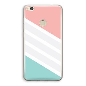 Strepen pastel: Huawei Ascend P8 Lite (2017) Transparant Hoesje