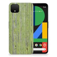 Google Pixel 4 XL | Bumper Hoesje | Green Wood