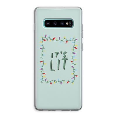 It's Lit: Samsung Galaxy S10 Plus Transparant Hoesje