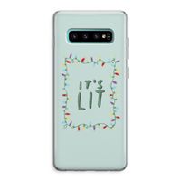 It's Lit: Samsung Galaxy S10 Plus Transparant Hoesje
