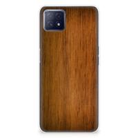 OPPO A53 5G | OPPO A73 5G | Bumper Hoesje | Donker Hout