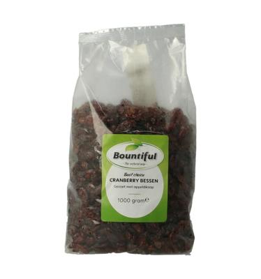 Cranberries gezoet met appeldiksap