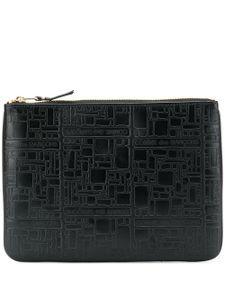 Comme Des Garçons Wallet pochette texturée - Noir