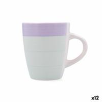 Kopp Quid Kaleido Groen Paars Keramisch 330 ml (12 Stuks)