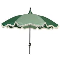 Strandstokparasol Franje Groen dia250 cm Decoris - Decoris